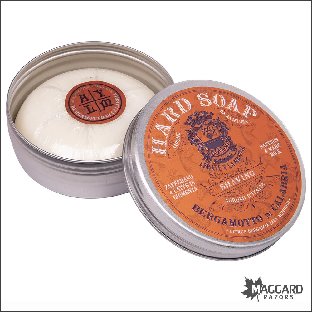 Abbate Y La Mantia Agrumi di Calabria - Bergamotto Di Calabria Hard Shaving Soap, 80g