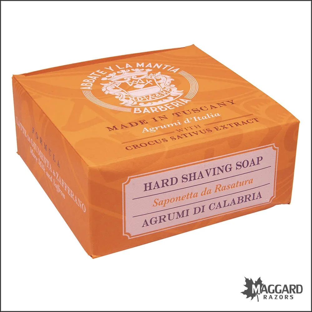 Abbate Y La Mantia Agrumi di Calabria - Bergamotto Di Calabria Hard Shaving Soap, 80g