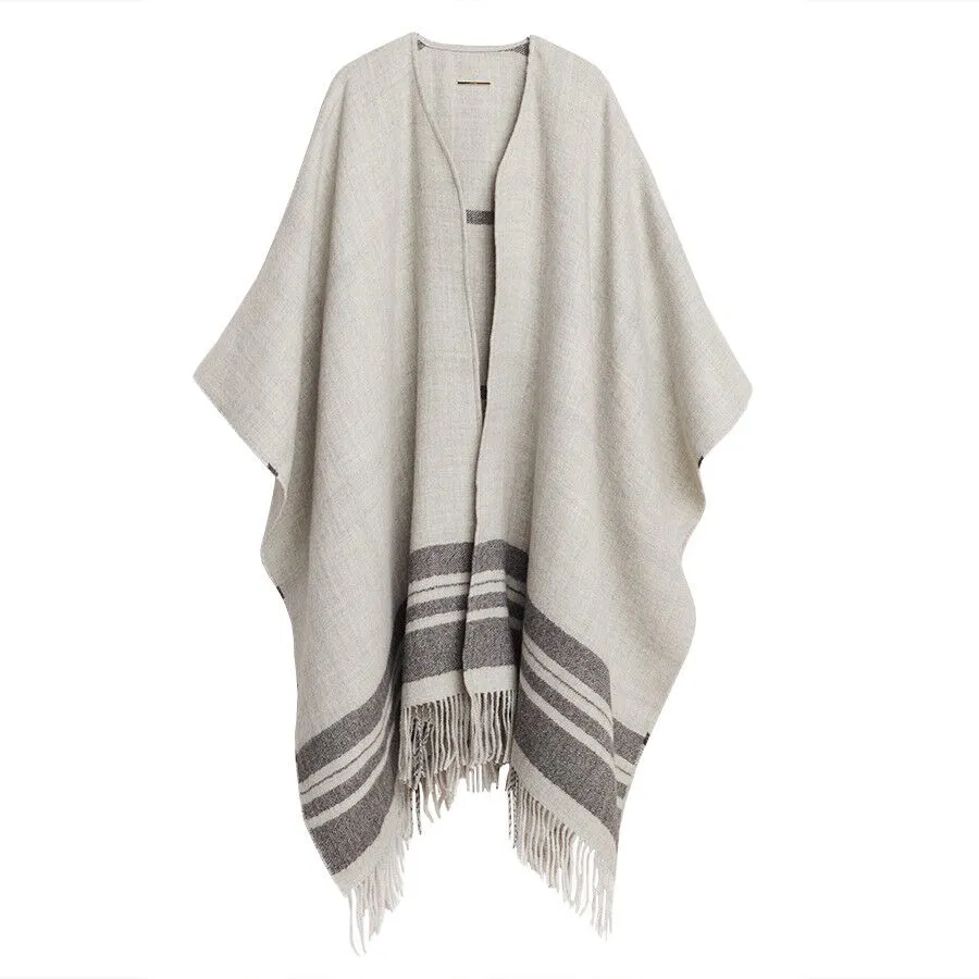 Alpaca Double Face Cape