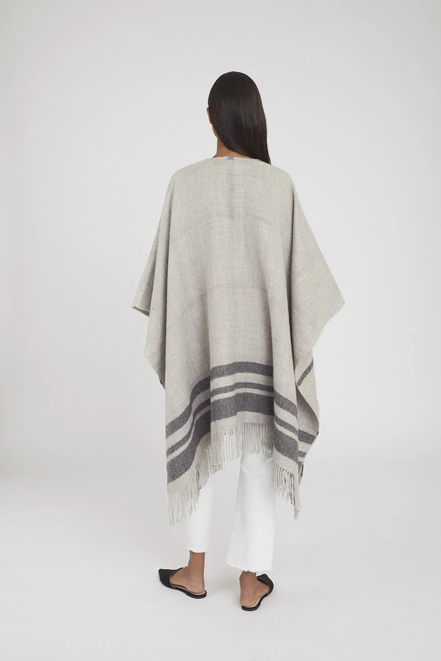 Alpaca Double Face Cape