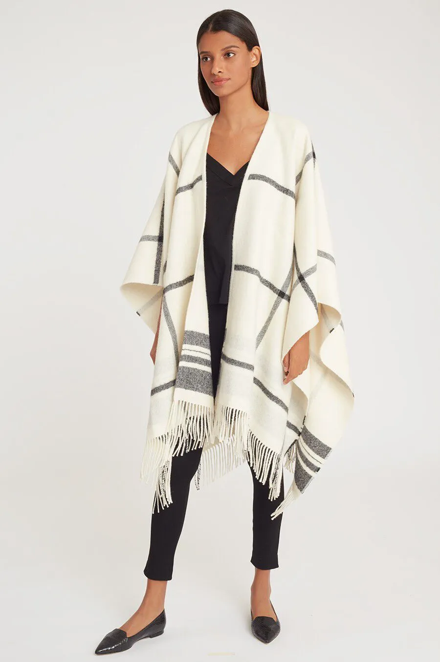 Alpaca Double Face Cape