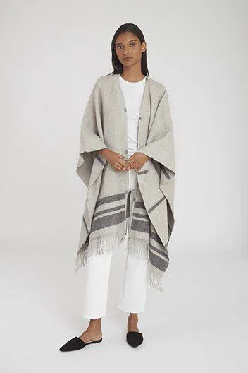 Alpaca Double Face Cape