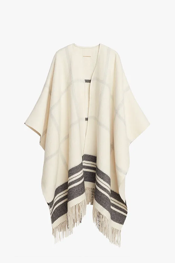 Alpaca Double Face Cape