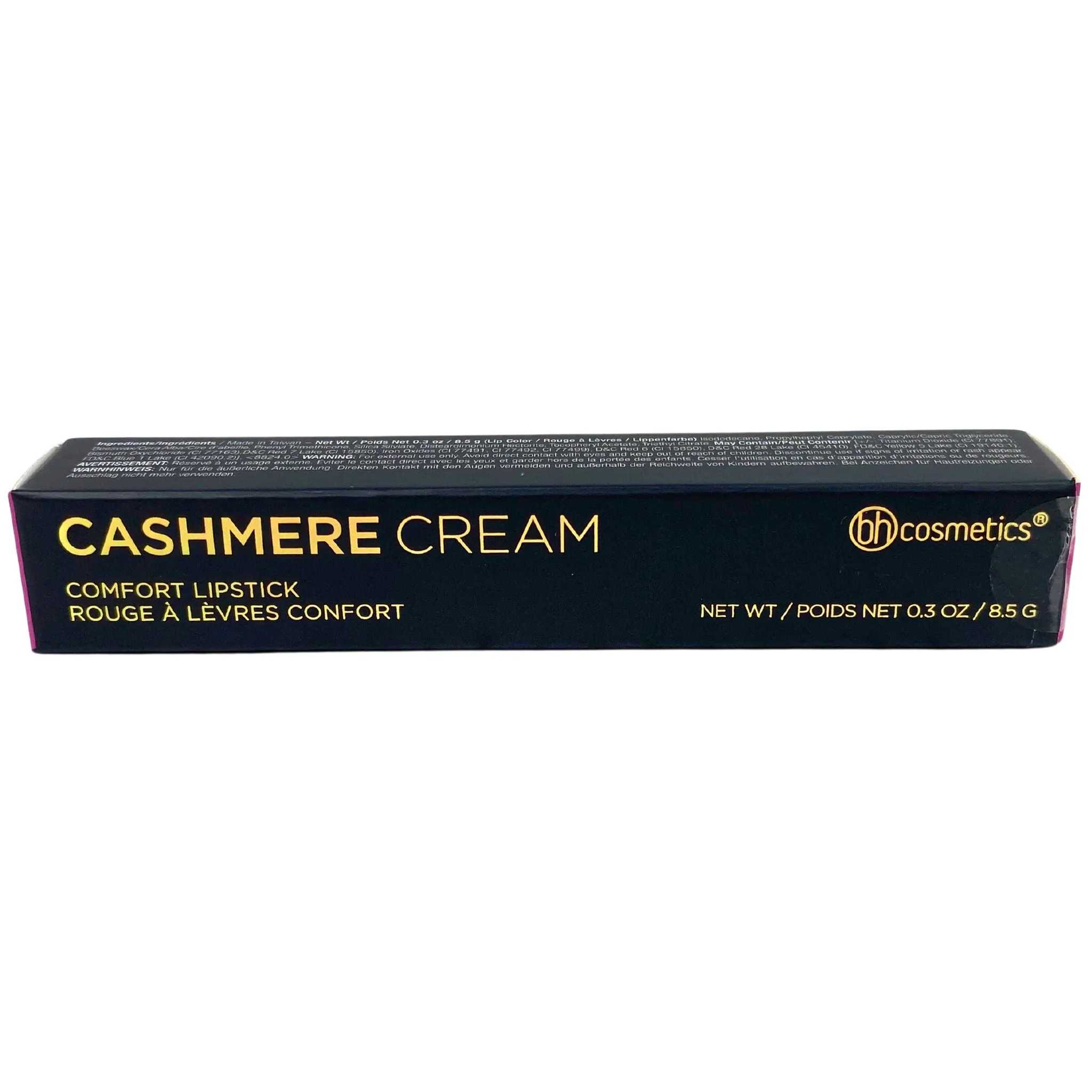 BH Cosmetics Cashmere Cream Comfort Lipstick Color 100 0.3OZ (40 Pcs Lot)