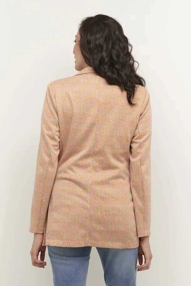 Cream Katie Jersey Blazer