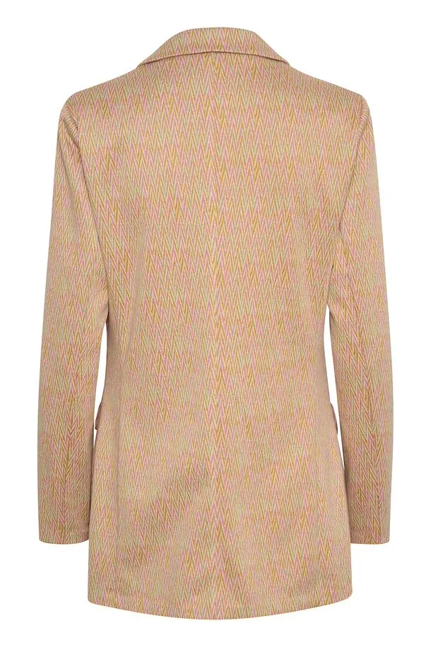 Cream Katie Jersey Blazer