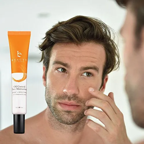 FACIAL MOISTURIZER, ORGANIC & NATURAL FACE MOISTURIZING CREAM FOR COMBINATION, OILY AND SENSITIVE SKIN - BEST NON-GREASY OIL CONTROL, ANTI-AGING FOR MEN AND WOMEN DAY & NIGHT - HELPS REDUCE WRINKLES
