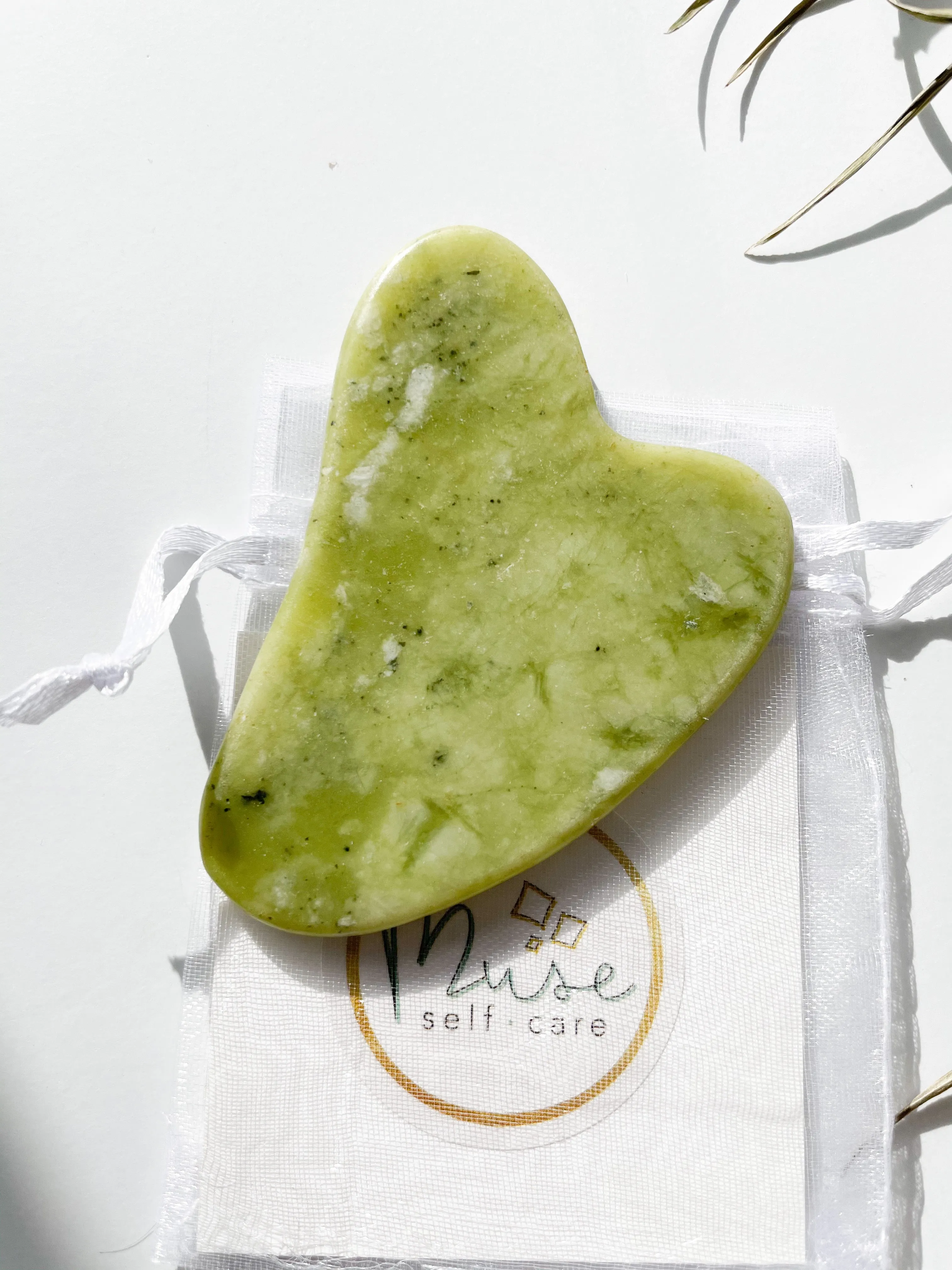 Gua Sha Natural & Ethical Nephrite Jade Stone Facial Massager