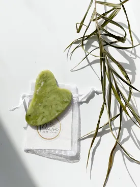 Gua Sha Natural & Ethical Nephrite Jade Stone Facial Massager