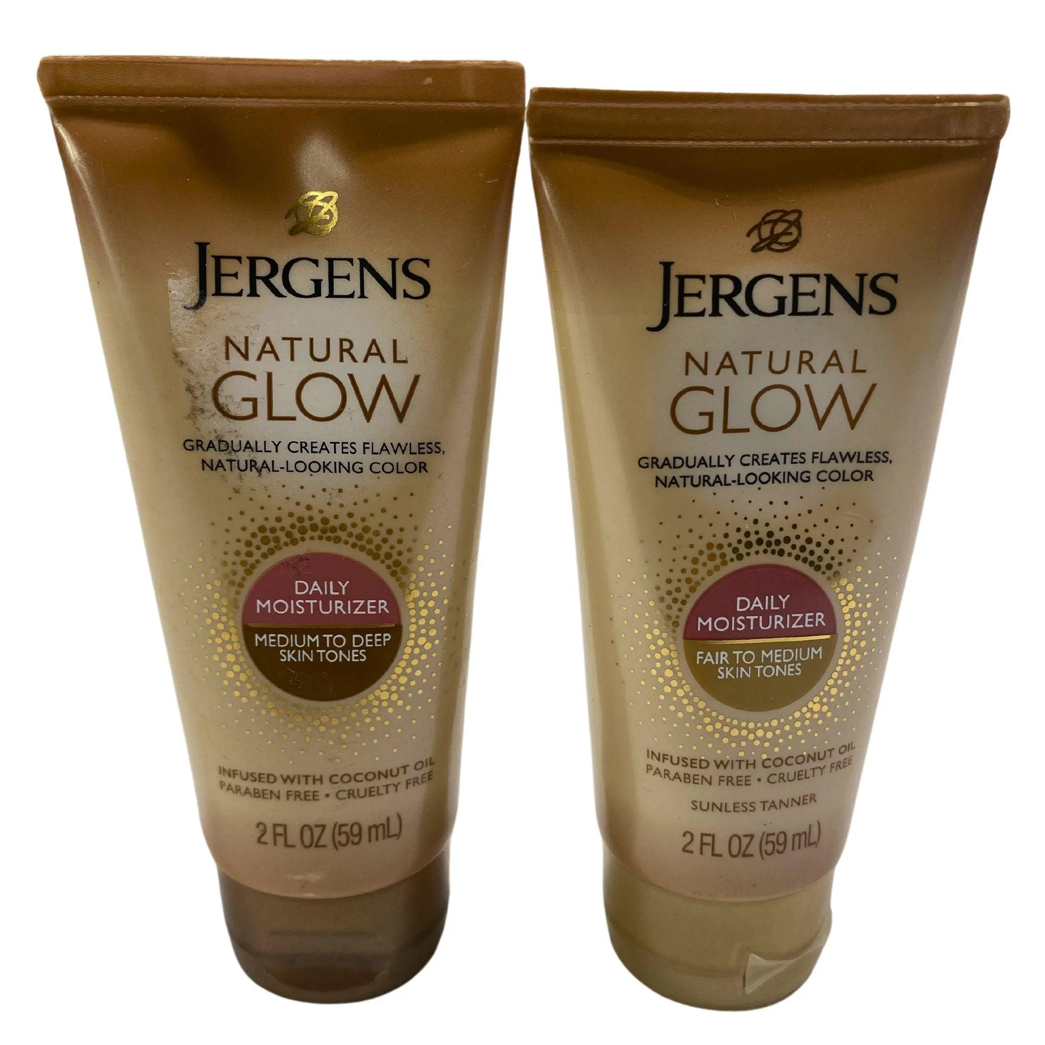 Jergens Natural Glow Color Daily Moisturizer 2 FL OZ (67 Pcs Lot)