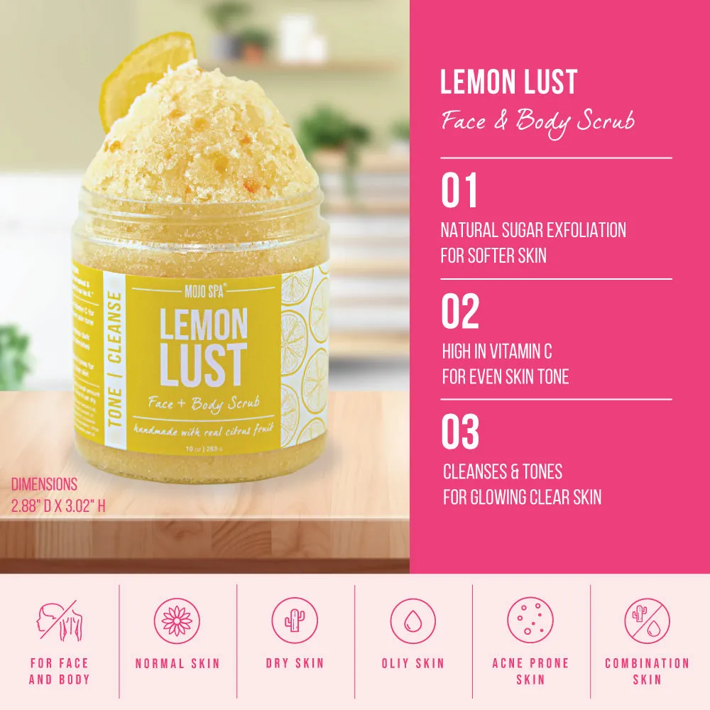 Lemon Lust Face & Body Scrub
