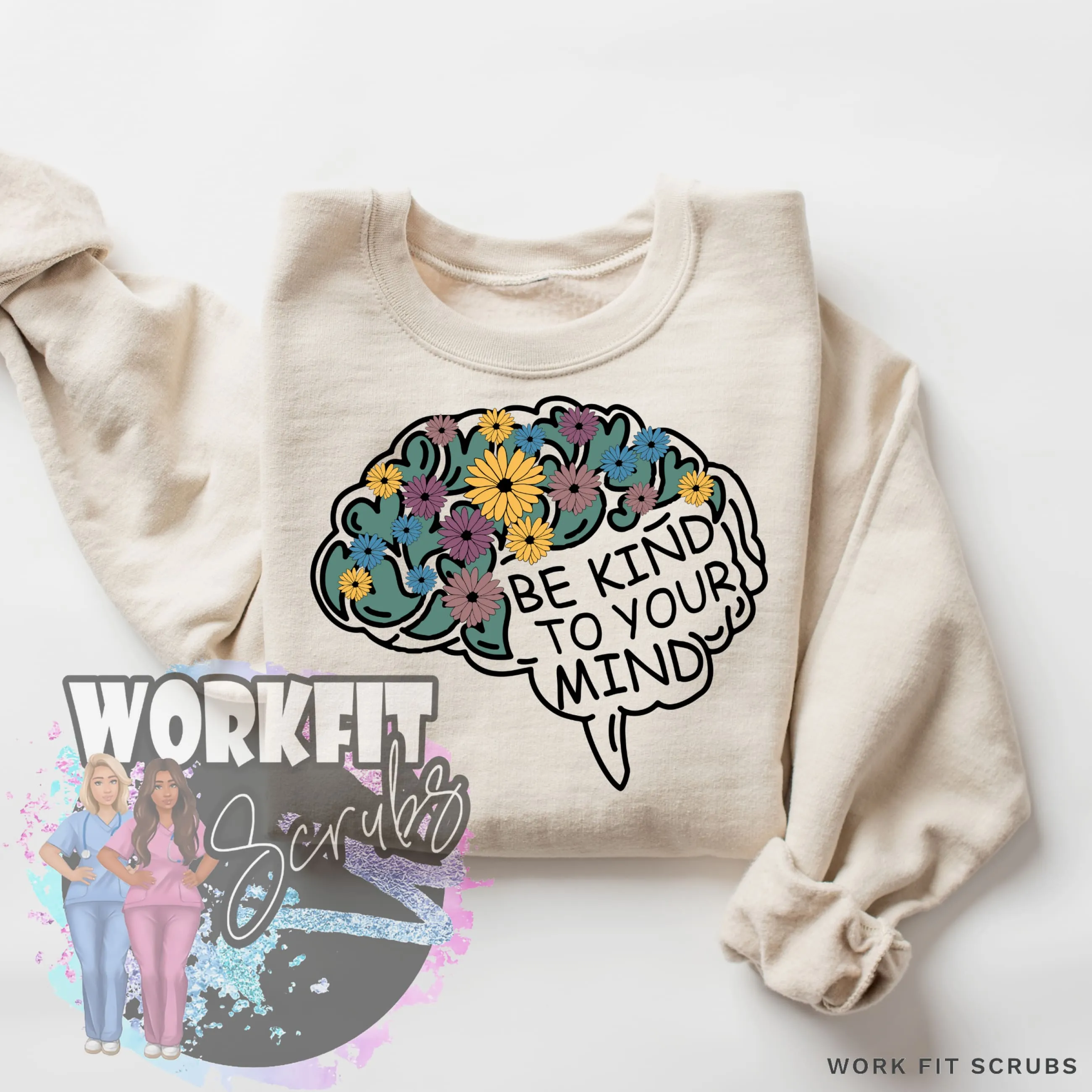 Mental Health - Be kind to your mind Crewneck