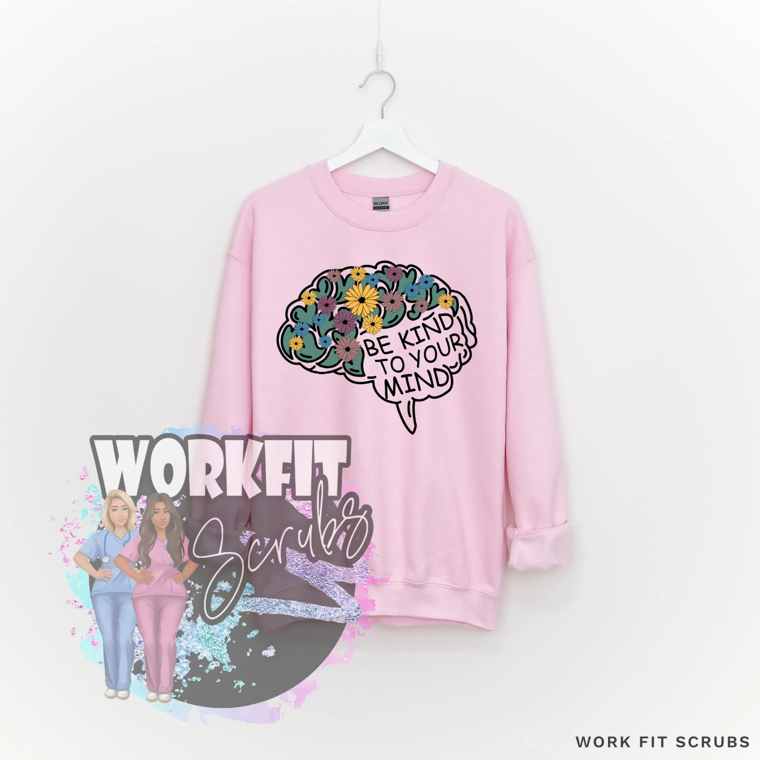 Mental Health - Be kind to your mind Crewneck